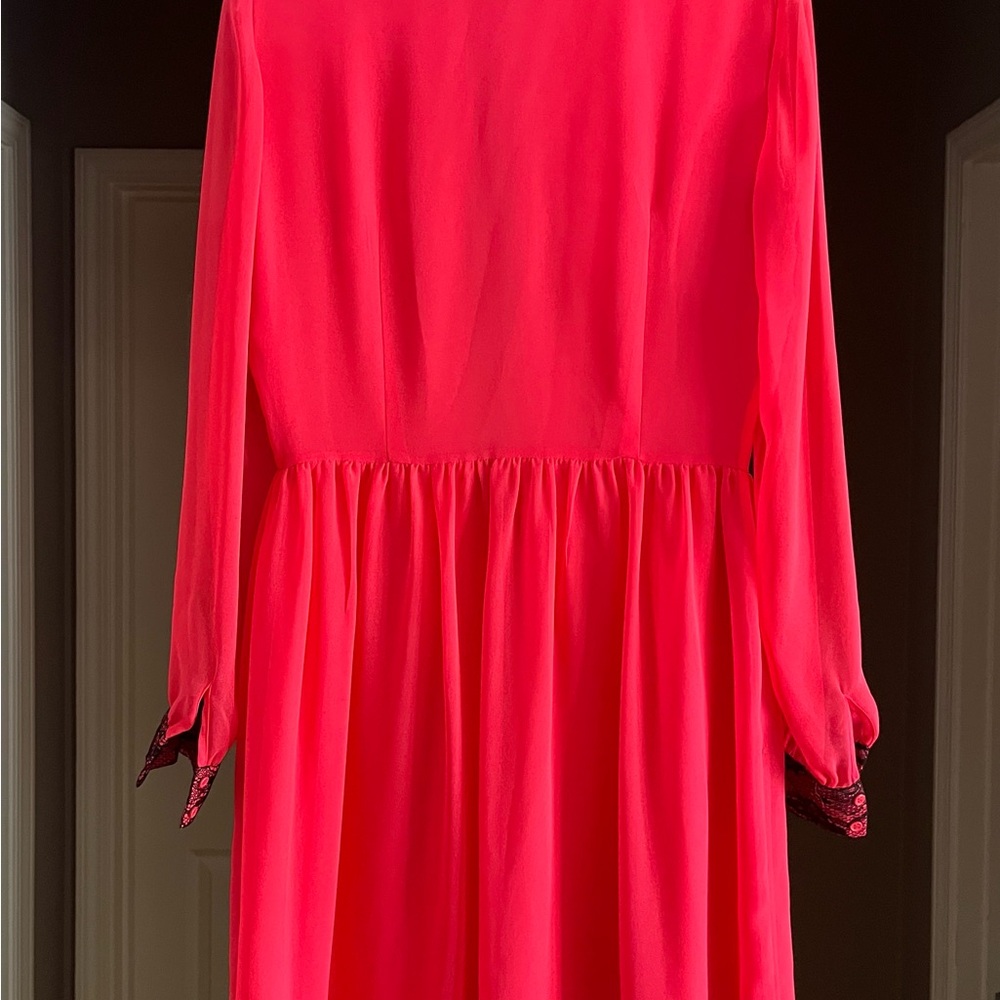 Daniel Cremieux Long Sleeve Dress - Vibrant Red